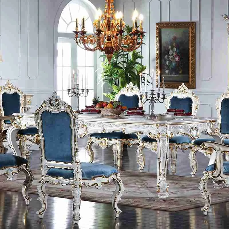 Elegant French Dining Table and Chairs | Transform Your Space