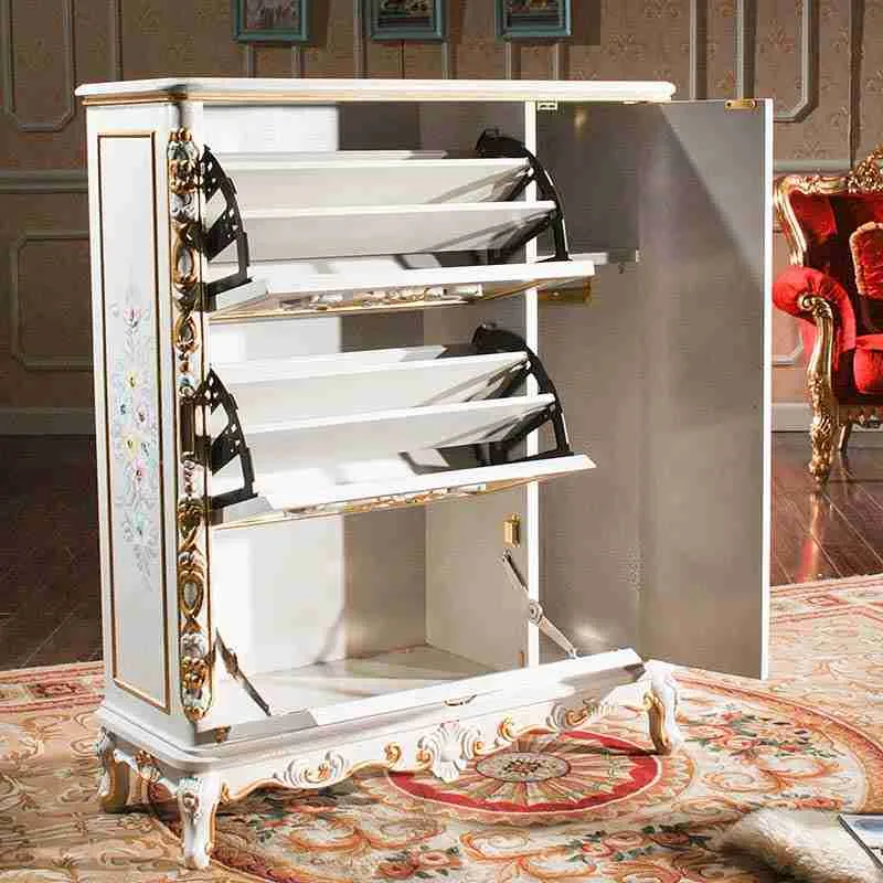 Rococo-Style Entrance Cabinet detail view – Console tables design