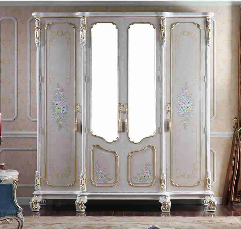 White Wardrobe Cabinet with Mirror | Elevate Your Living Space