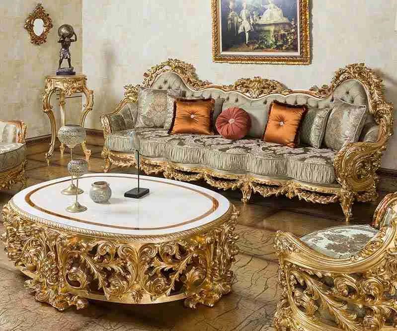 Sofas & Couchs Transform Your Living Room with a Timeless Antique Royal Sofa – Exclusive Design by OE-FASHION Bespoke