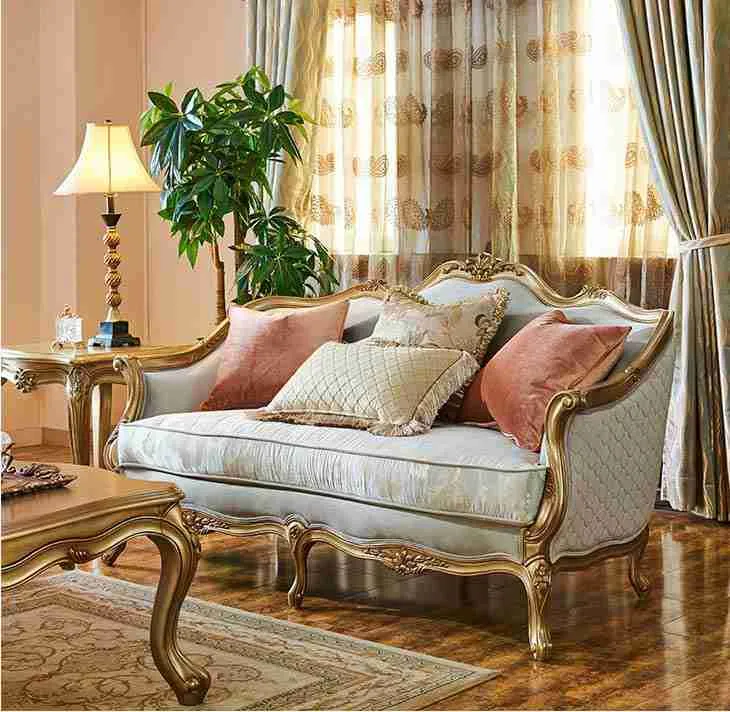 Luxury wood couch frame