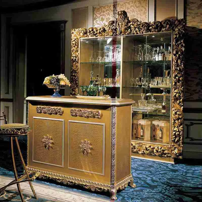 Luxury wooden bar table
