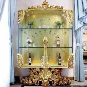 Classic Wooden Display Cabinet | Enhance Your Home Decor Today