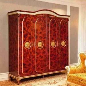 Tailored Antique Wooden Wardrobe Closet | Custom Storage Solution