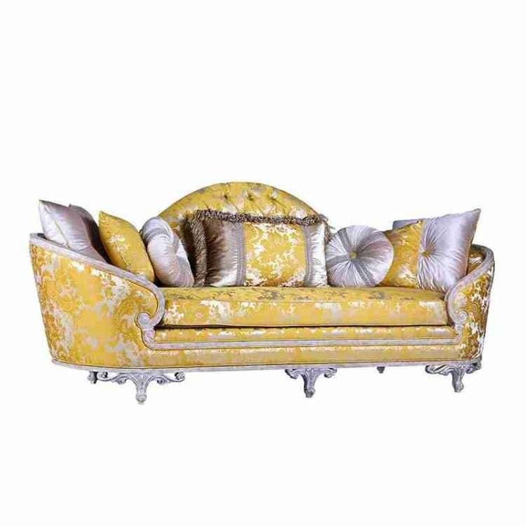 Luxury yellow couch