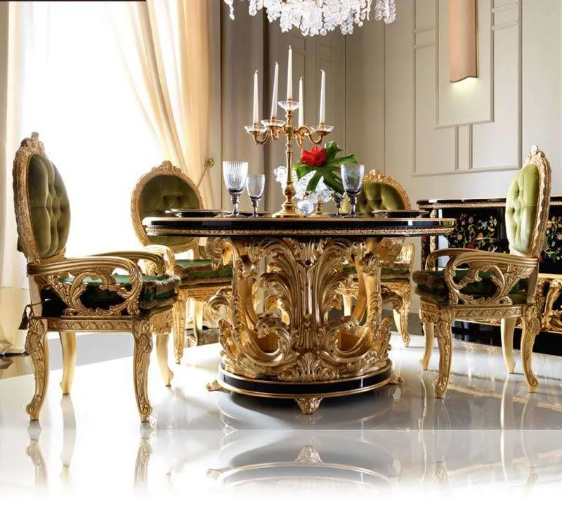 Classic Round Dining Table for 6: Elegance & Comfort Combined