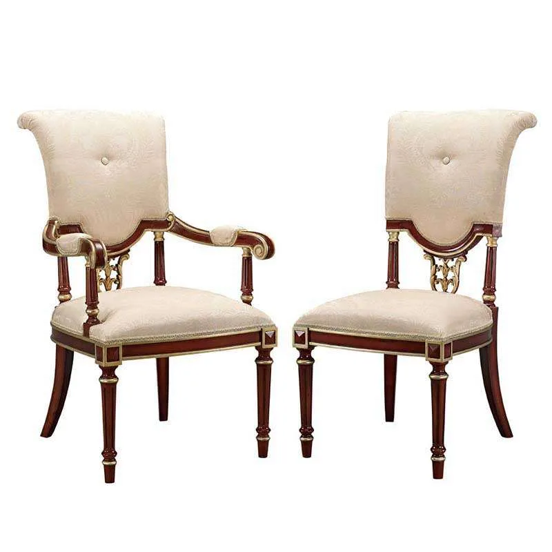 Neoclassical Mahogany Dining Table | Sunburst Marquetry & Silver Leaf craftsmanship close-up – Dining tables design