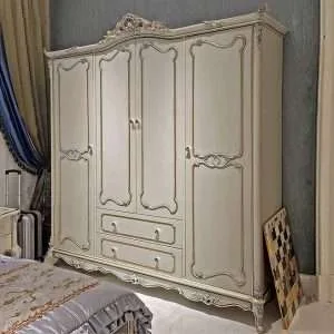 Luxury custom 4 door wardrobe closet for home furniture