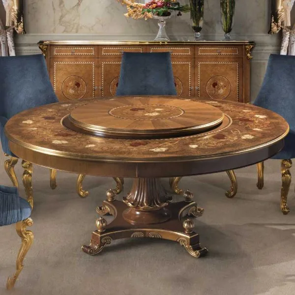 Elegant Classic Dining Tables with Rotating Centers | Shop Now