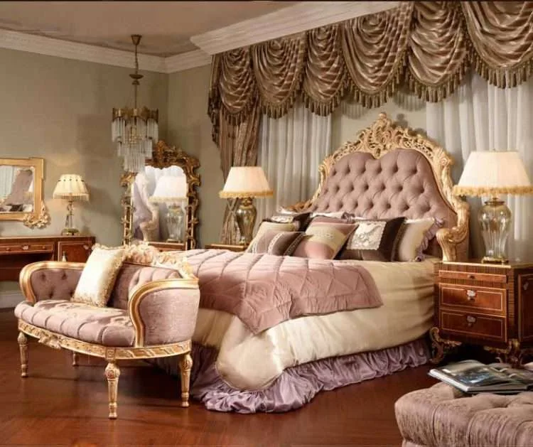 Vintage Pink King Bed | Add Elegance and Charm to Your Room