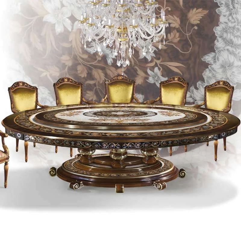 Luxury Custom 12-Person Round Table | Transform Your Space