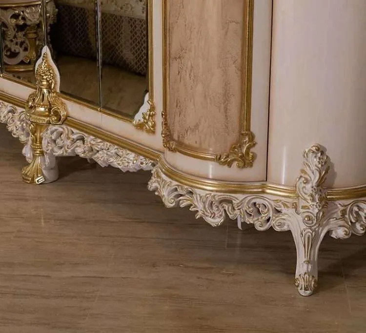 Stunning Victorian Wardrobes with Mirror Doors - Image 4
