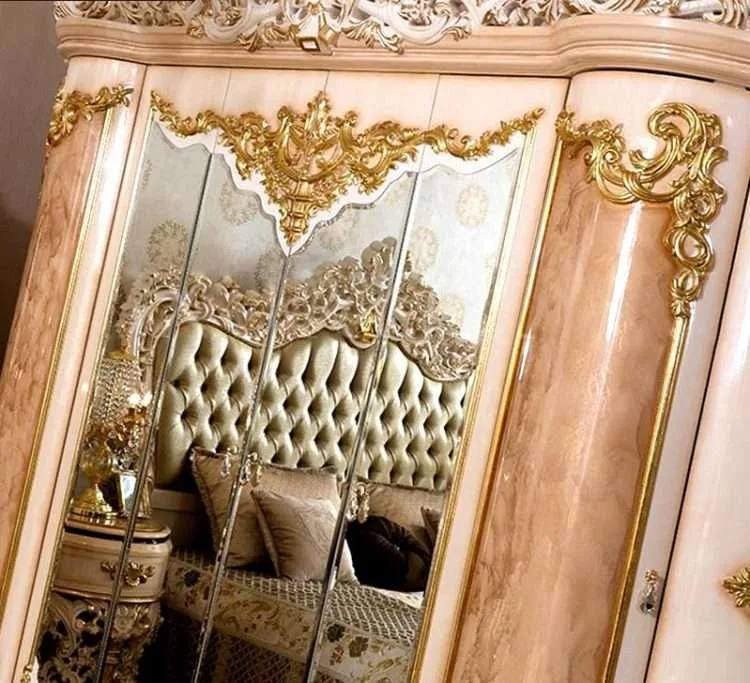 Stunning Victorian Wardrobes with Mirror Doors - Image 3