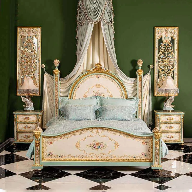 Royal Wooden Bed Frames for Elegant Bedrooms