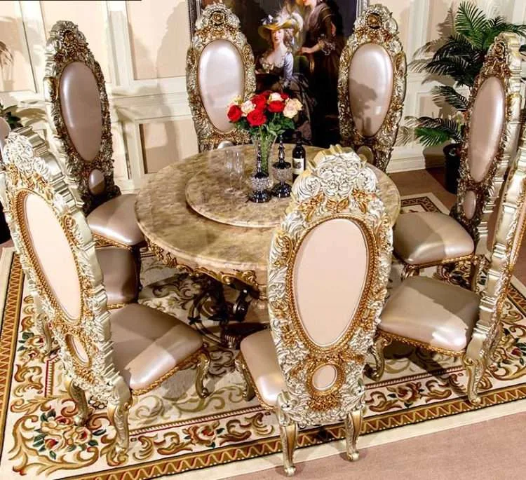 Elegant Victorian Round Marble Dining Tables | Shop Timeless Beauty