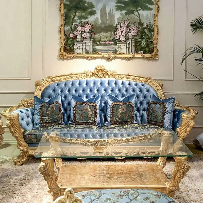Luxury custom 4 seater fabric sofa