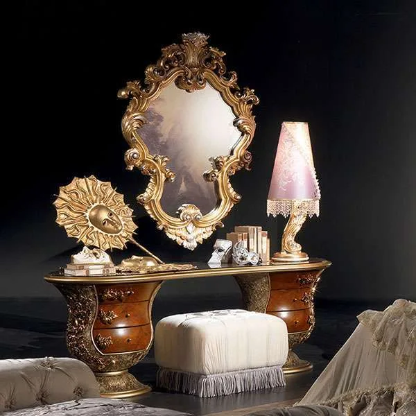 Luxury custom make up table and mirror