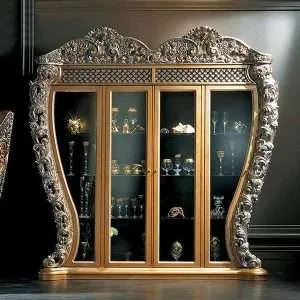 Vintage Cabinets with Glass Doors for Timeless Style
