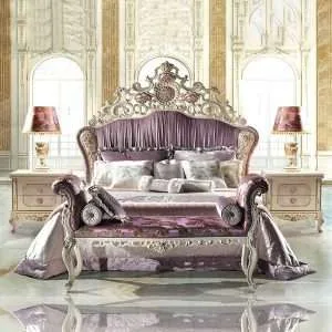 Transform Your Wedding Room with a Stunning Purple King Bed