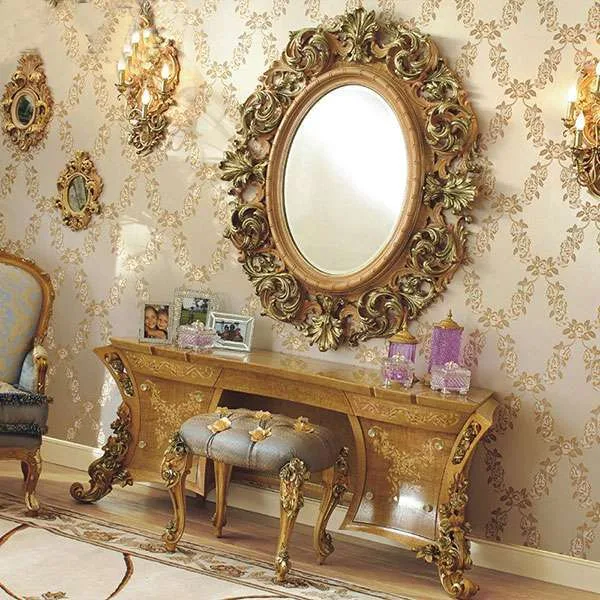 Vintage Royal Makeup Table: Timeless Elegance for Your Vanity - Image 4
