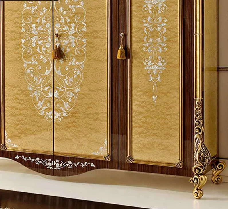 Elegant Vintage Wood Wardrobe for Timeless Style material texture – Wardrobes design