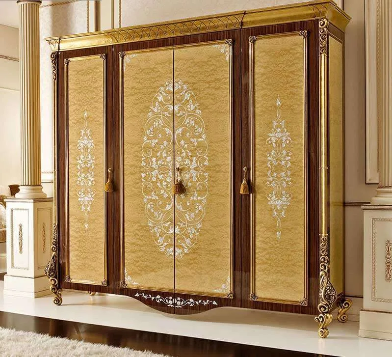 Elegant Vintage Wood Wardrobe for Timeless Style detail view – Wardrobes design