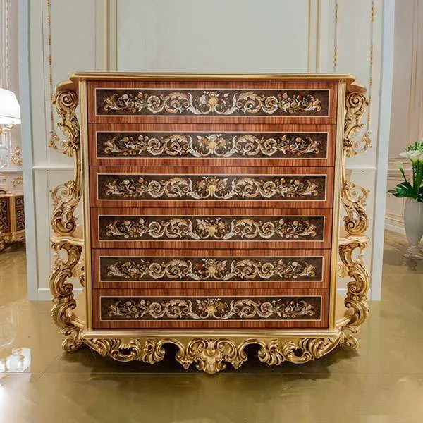 Elegant Classic 6 Drawer Chest for Stylish Storage