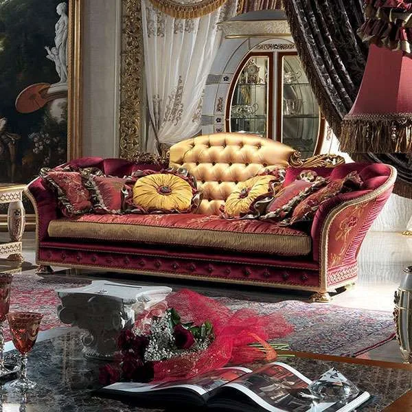 Custom luxury fabric living room furniture sets for home furniture
