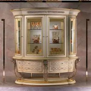 Custom glass showcase cabinet for home furniture