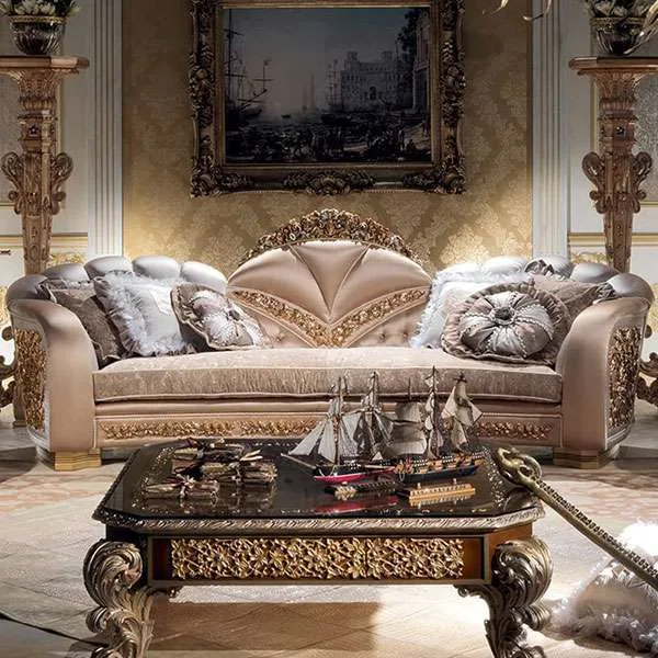 Living room sofa and loveseat