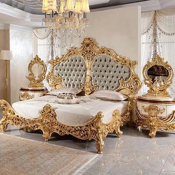 Custom luxury master bedroom bed frame