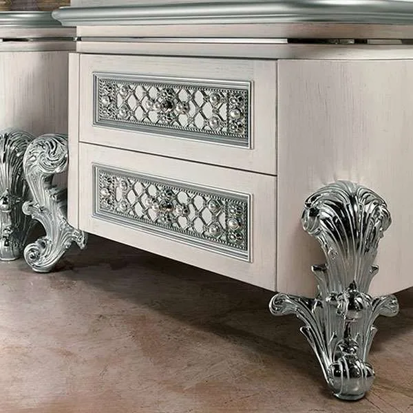 Classic tv stand with showcase detail view – TV Stands & Media Consoles design