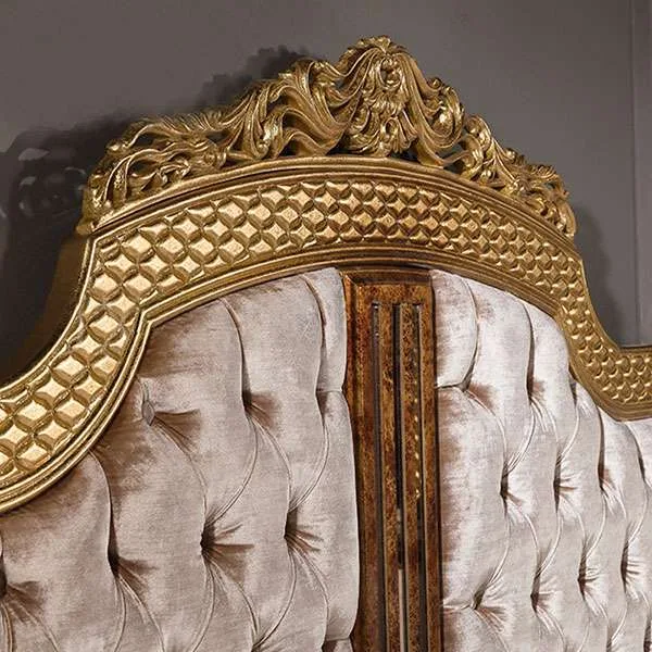 Wooden bed frame with headboard - Image 3