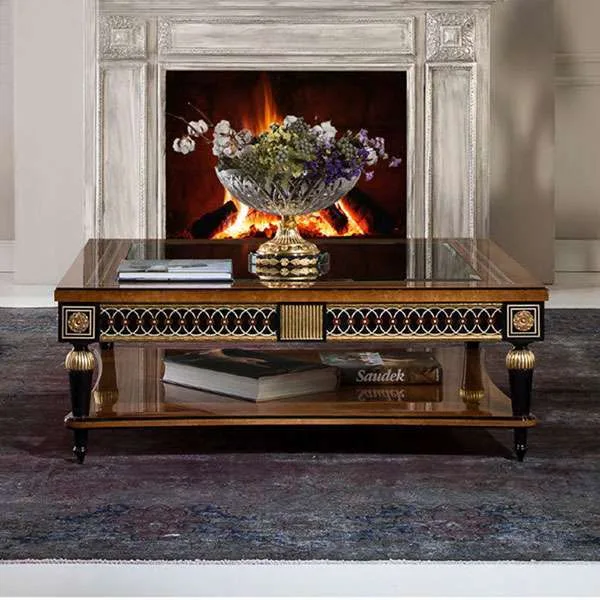 Custom luxury Mid century modern coffee table for home furniture