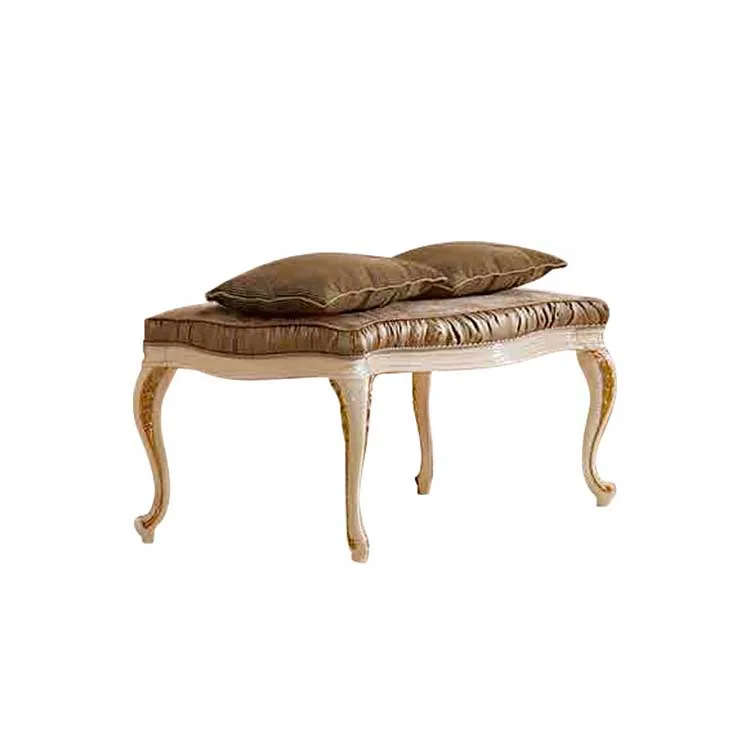 OE-FASHION NEW CLASSIC WOOD BED STOOL