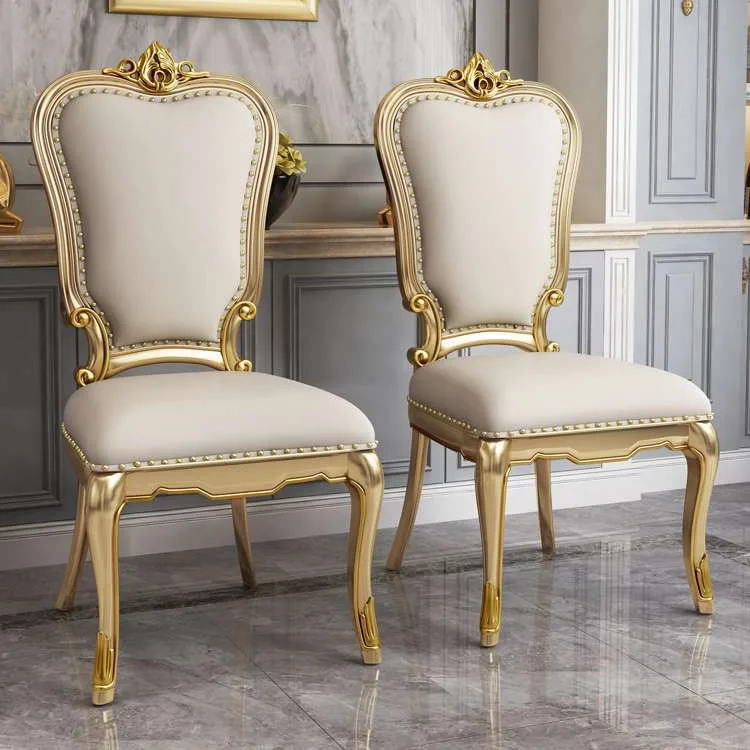 European style rectangular marble dining table set craftsmanship close-up – Dining tables design
