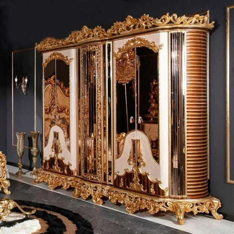 Bespoke Hand-Carved Gilded Rococo Palace Living Room Suite: Grand Villa Seating – reference view – wardrobe 5 e1649987174381