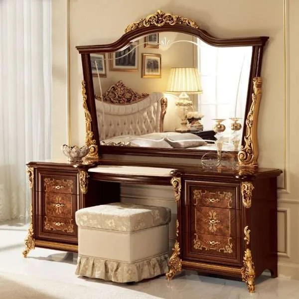 Bespoke Walnut Marquetry Dressing Table Manufacturer: The Venetian Edition | OE-FASHION