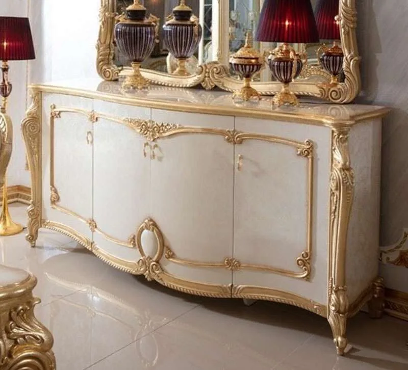 Bespoke French Gold Double Frame Blue Fabric Bed &ndash; structural system &ndash; gold frame sofa set 6