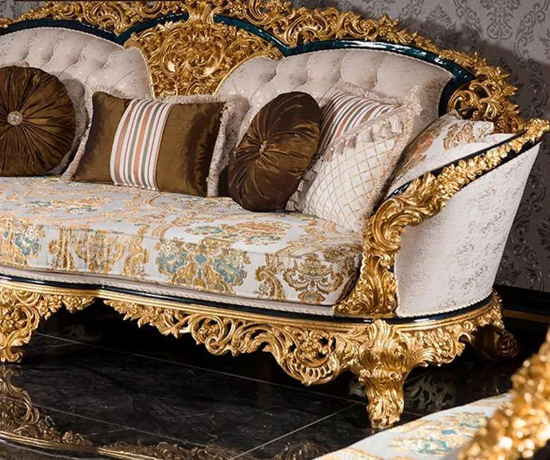 French style royal sofa set for living room furniture material texture – Sofas & Couchs design