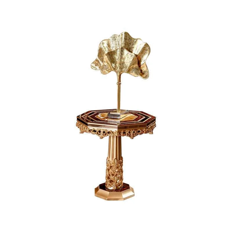 OE-FASHION Custom luxury Antique Vintage hand carved coffee table carved wooden coffee tables
