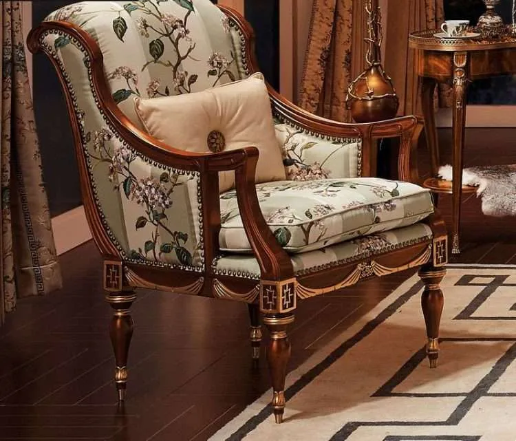OE-FASHION British Colonial Sofa with Cushions and pillows luxury british colonial furniture