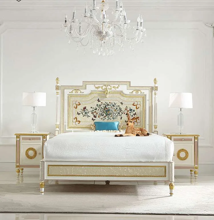 European style princess bed frame for adults