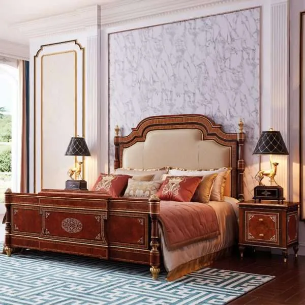 Empire-Style Marquetry Bed