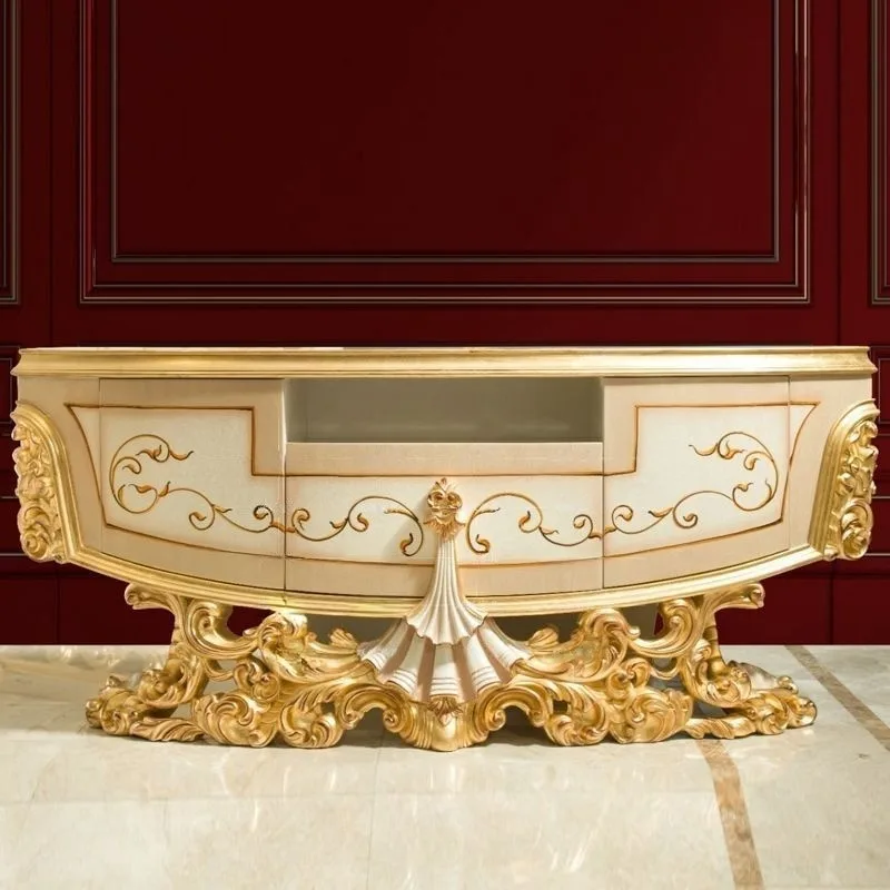 Bespoke Luxury gold wooden rectangle dining table set for 8-10 &ndash; reference view &ndash; luxury home furniture 6