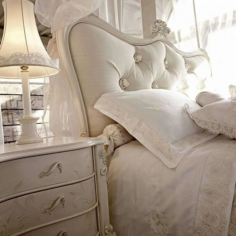 Elevate Her Room with Classic Upholstered Beds detail view – Beds design