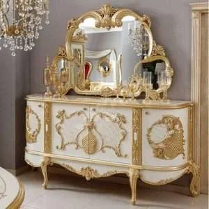 Elevate Your Decor with Vintage Gold Console Tables