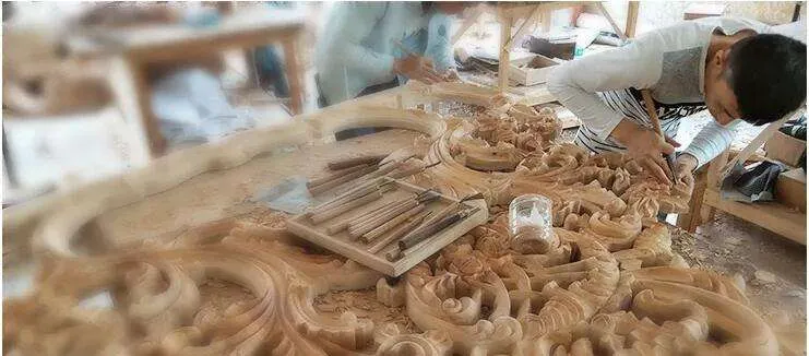 Wood carving