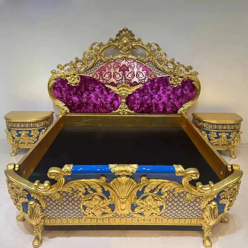 Architectural Royal Gilded Bed