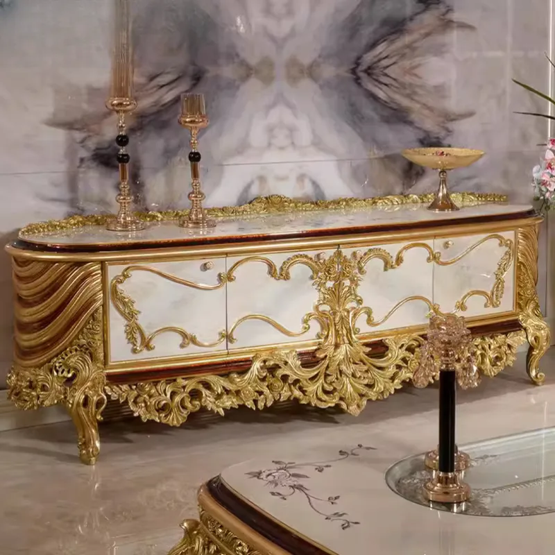 Luxury custom mid century sofa 5 OE-FASHION Custom luxury TV cabinet with doors, solid wooden carved TV stand cabinet design, TV unit for living room Interior Decoration Design Ideas